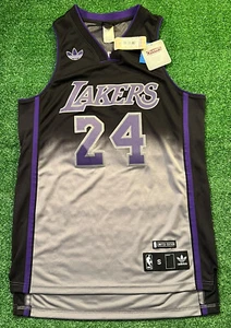 New Los Angeles Lakers Kobe Bryant Fadeaway Adidas Swingman Jersey Limited NWT S - Picture 1 of 6