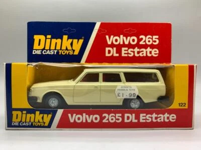 DINKY TOYS VOLVO 265 DL ESTATE CREAM 122 MUY CASI COMO NUEVO EN CAJA Foto 1 de 4