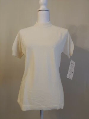 Vtg NWT Talbotts Orlon Pill Resistant Sweater Short Sleeves SOFT - Image 1 of 4
