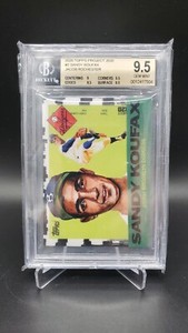 Topps Project 2020 Beckett BGS 9.5 GEM MINT Sandy Koufax #2 by Jacob Rochester
