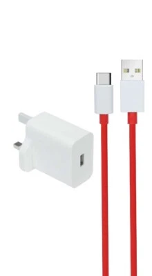 Official OnePlus 18W USB Power Adapter & Charging Cable For OnePlus 7/6/3/3T - Image 1 of 2