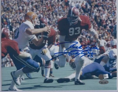 Marty Lyons Signed Alabama 8x10 photo INS "Roll Tide"  Autographed Steiner Color - Image 1 of 2