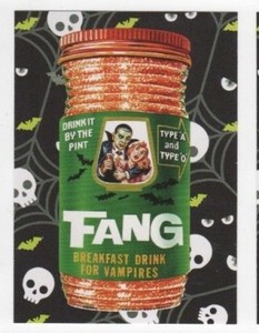2018 Wacky Packages Go to the Movies bonus Horror Film 2 Fang