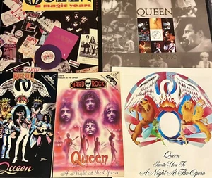 QUEEN Lot Laserdisc Live in RIO/Magic Years + 1976 Tour Program + 2/ 1992 Comics - Picture 1 of 10