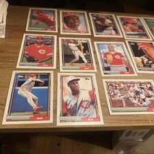 Lot Of 28 Cincinnati Reds 1992 Topps Baseball Cards