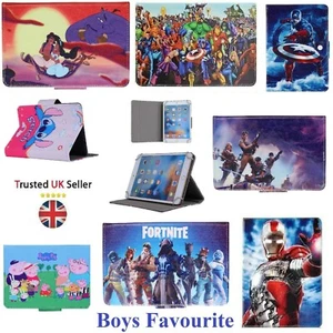 Universal 7" 8" 9.7 10 10.1" inch Cover For Boys ALL Super Hero Tablet Kids Case - Picture 1 of 102