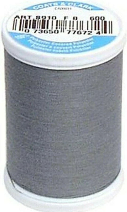 Coats & Clark ~ Dual Duty All Purpose Thread, 250 yd ~ (S910-0600 - Light Slate) - Image 1 of 1