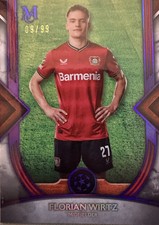 Florian Wirtz UEFA Champions - Topps Museum - 09/99 Numbered Card - 2023 Mint