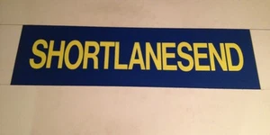 Cornwall Bus Blind ( Cornish ) Blue 31" - Shortlanesend - Picture 1 of 1