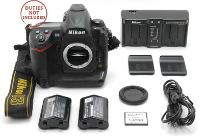 [MINT] Nikon D3 12.0MP Digital SLR Camera Body w/Battery, CFcard From JAPAN A584 - Image 1 of 4