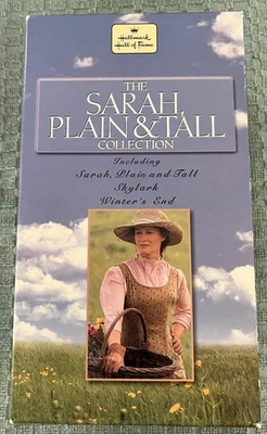 Sarah Plain and Tall Collection Pioneers Hallmark Trilogy - 3 VHS Tapes - Image 1 of 3