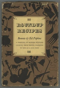 Vintage Western Cookbook ROUNDUP RECIPES Rancher Cowboy Arizona Cowbelles - Picture 1 of 10