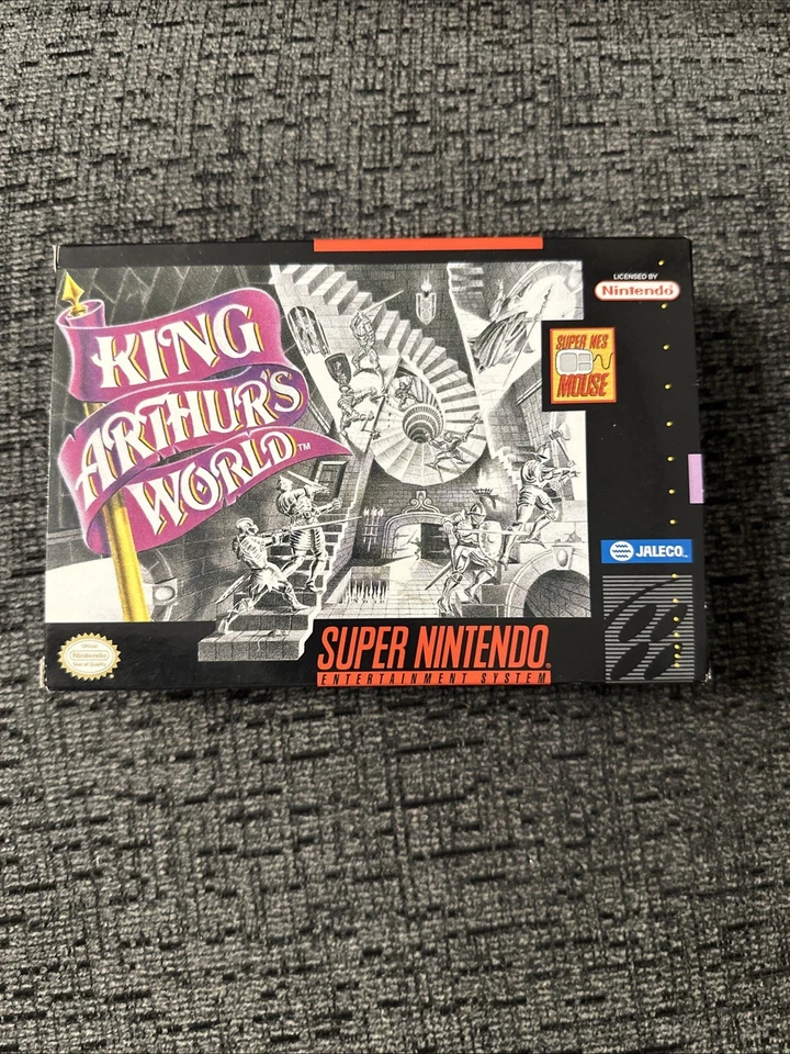 King Arthur's World (SNES, 1993) CIB NM Condition, Authentic, Tested, Rare Find! - Image 1 of 4