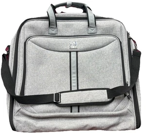 ZEGUR Suit Grey Garment Bag Carry On for Travel Business Trips w Shoulder Strap - Picture 1 of 11