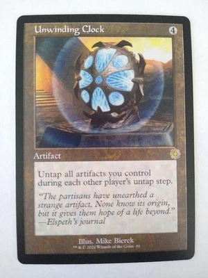Unwinding Clock - The Brothers' War: Retro Frame Artifacts (BRR) - #61 - MtG - Image 1 of 2