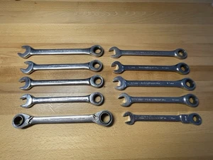 Gearwrench Ratcheting Wrench set Mixed Lot (10) SAE & Metric Quad Box - Picture 1 of 8