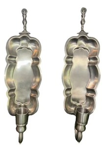 Koloniale Zinn Wandlampen von Boardman #1849 sehr selten! Keksschale Look - Bild 1 von 13