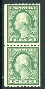 USA 1918 Washington 1¢ Green Rotary P10 Unwmk Sc# 486 MNH K478 - Picture 1 of 6