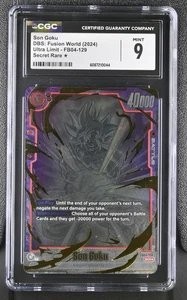 Dragon Ball Fusion Son Goku Secret Rare Alt Art SCR FB04-129 Ultra Limit CGC 9 - Bild 1 von 2
