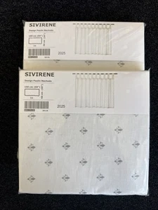 2 X TENDA A DISCO IKEA SIVIRENE; 150 X 50 CM; CASA DI CAMPAGNA - SHABBY - FRANCESE GIGLIO - Foto 1 di 5