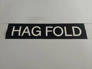 HAGFOLD HAG FOLD - Swinton 26.8 1980s Manchester Bus Blind 29” Gift - Picture 1 of 12