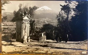 México RPPC Volcán EL POPOCATÉPETL Santuario Kodak Mexicana Posta 238 Sello Back - Imagen 1 de 2