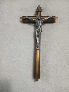 BEAUTIFUL LARGE HEAVY CRUCIFIX 10" X 5.5" - Picture 1 of 6