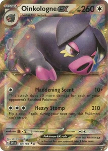 Pokemon Scarlet & Violet Base Set Oinkologne ex 158/198 Double Rare Holo Card - Picture 1 of 1
