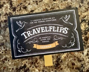 Kit de tarjetas flash Travelflips alemán 60+ palabras y frases - Imagen 1 de 3