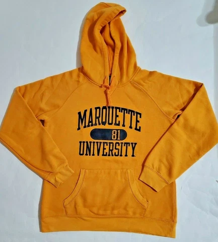 Marquette University Golden Eagles Champion Hooded Sweatshirt Womens Size Large Cover