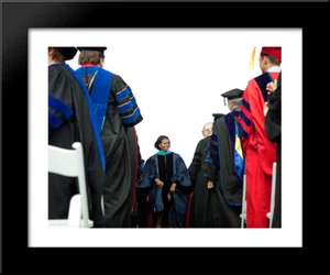 Michelle Obama attends the commencement ceremony at George Washington Univ - Picture 1 of 1