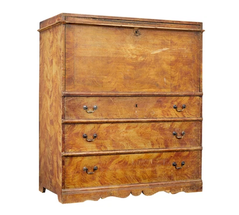 SWEDISH 19TH CENTURY PAINTED PINE ESCRITOIRE WRITING DESK Cover