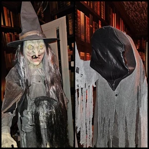 Halloween Horror Animatronics "Grabschende Hexe" + "Phantom ohne Gesicht" - Bild 1 von 1