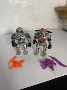 Robotic Bebop and Rocksteady TMNT NINJA TURTLE TEENAGE MUTANT TURTLE 1993 JJM - Picture 1 of 18
