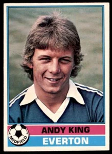 Topps Football Red 1977 (B1) Andy King Everton No. 134 - Picture 1 of 2