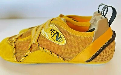 Nuevas Auténticas Tenis Híbridas FENDI FF Vertigo Amarillas Para Mujer Eur 37.5 / US 7.5 Foto 1 de 4