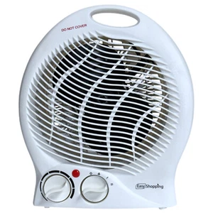 Ventilador Calentador 2KW 2000W Portátil SILENCIOSO Eléctrico Blanco Aire Frío y Caliente Vertical - Imagen 1 de 4