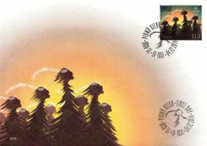 Latvia 2014 (22) Pride of Latvia - Singing Trees (unaddressed fdc) - Picture 1 of 1