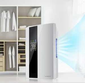 2200mL Smart Dehumidifier Portable Quiet Home Air Dryer for Mould Moisture Damp+ - Foto 1 di 8