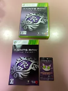 Saints Row the third w/card Import Japan Xbox 360 Japanese ver. - Picture 1 of 5