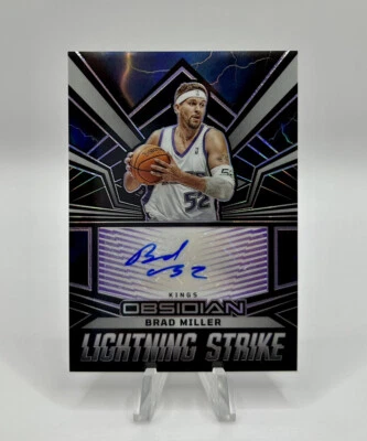 Obsidian Brad Miller Lightning Strike 2022-23 automático púrpura #32/75 KINGS🔥🔥🔥 Foto 1 de 2