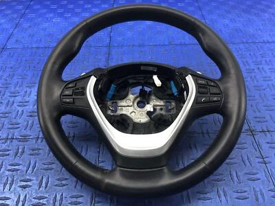 2018-2020 BMW 430I BLACK LEATHER STEERING WHEEL W/PADDLE SHIFTERS OEM - Image 1 of 4