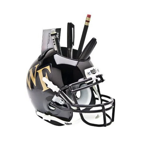 Wake Forest Demon Deacons NCAA Football Schutt Mini Helmet Desk Caddy - NEW Cover