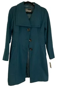 Chaquetón GUESS NUEVO CON ETIQUETAS verde azulado talla S - Imagen 1 de 15