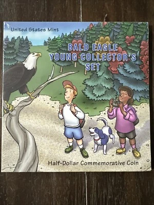 2008 Commemorative Bald Eagle Young Collector’s Uncirculated Set SEALED - Image 1 of 2