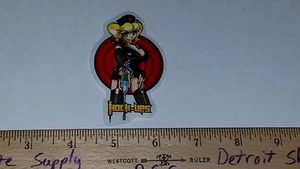 VTG HOOK UPS SKATEBOARD STICKER NOS ANIME DOMINATRIX SEXY BLACK NURSE OF DEATH ! - Picture 1 of 1