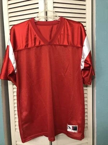 augusta sportswear mens practice jersey red white Size Adult M - Picture 1 of 5