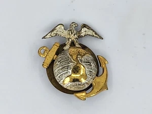 WW2 WWII USMC Marine Corps EGA EG&A WWI Officer Collar Insignia Screw Back - Picture 1 of 4