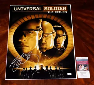 GOLDBERG WCW WWE HOF SIGNED UNIVERSAL SOLDIER THE RETURN 16X20 POSTER JSA COA!!! - Picture 1 of 1
