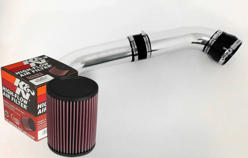 K&N Filter with Generic Cold Air Intake kit For 99-05 BMW E46 323/325/328/330 I6 - Image 1 of 1